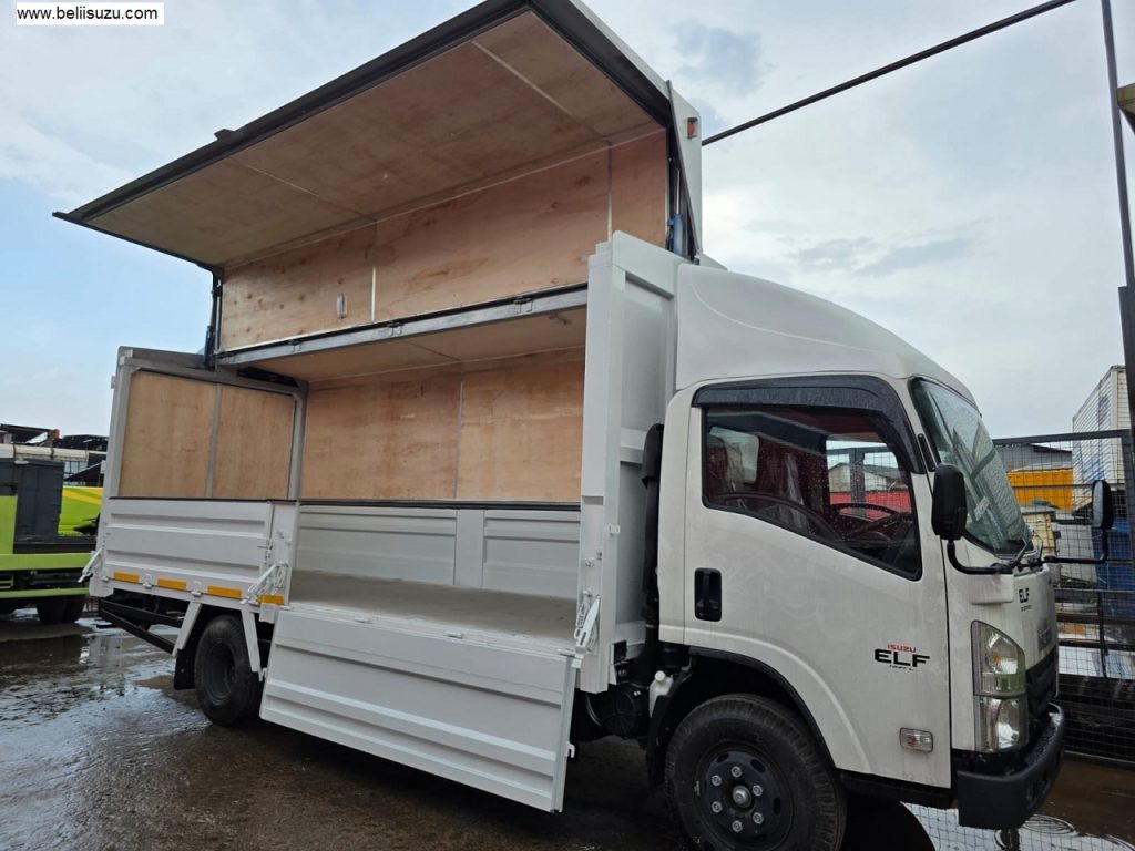 WING BOX HYDROLIC ISUZU NMR L CDD LONG 150 PS CHASSIS 6 METER