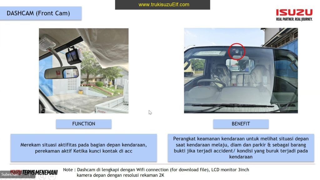 DASCAM ISUZU TRAGA 50 THN ISUZU