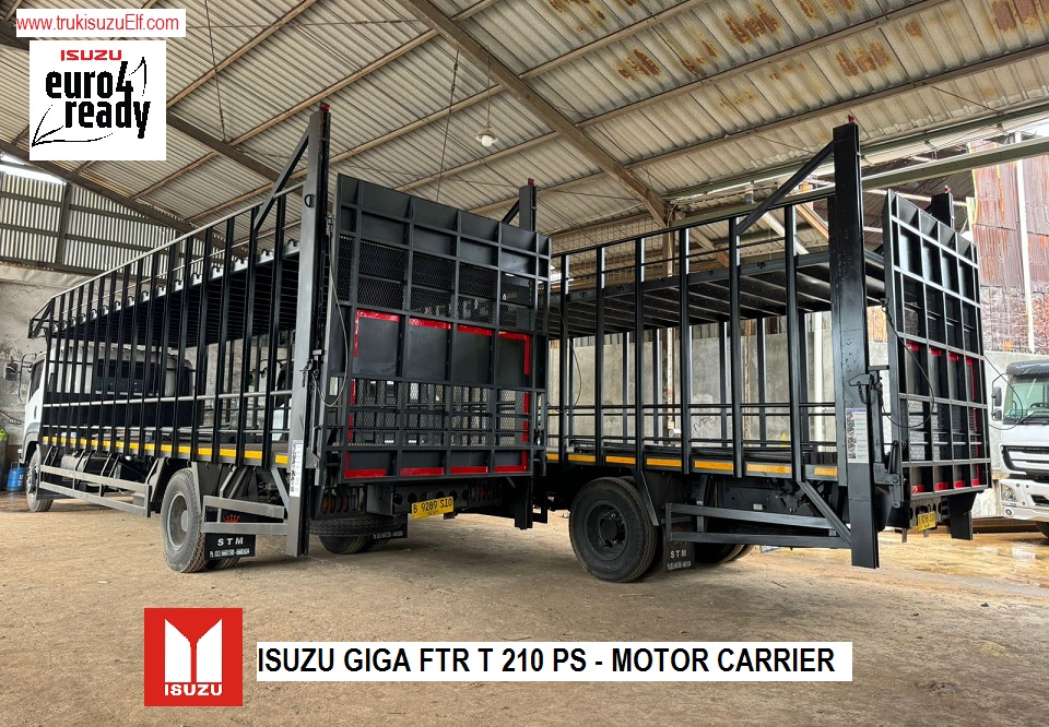 Truk motor carrier Isuzu Giga FTR T long chassis