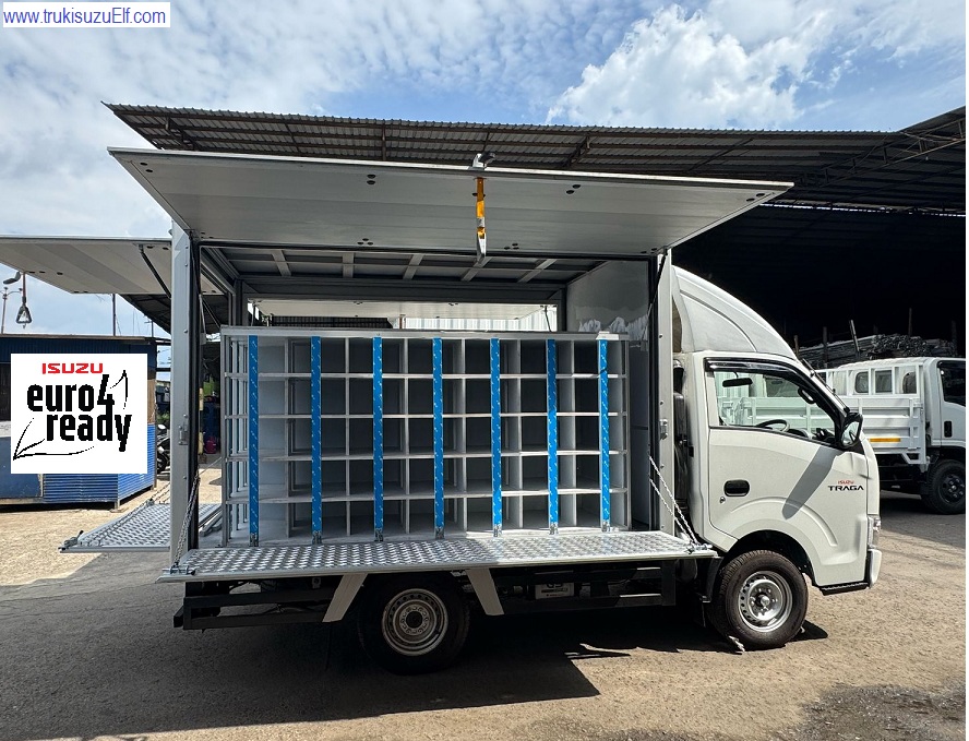 MOBIL MAKAN BERGIZI GRATIS ISUZU TRAGA BOX EURO 4