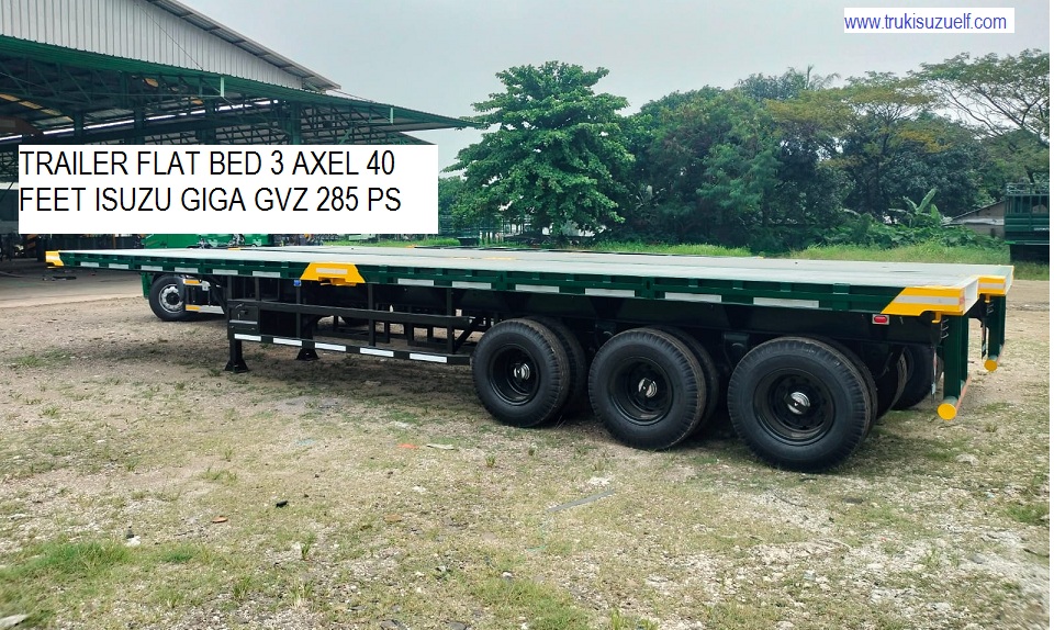 traiker flat bed 40 feet isuzu Giga Tractor Head