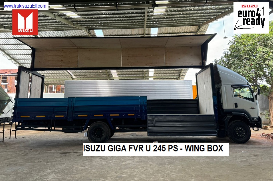 TRUK WING BOX ISUZU GIGA FVR U 245 PS TRUK WING BOX ISUZU GIGA FVR U 245 PS