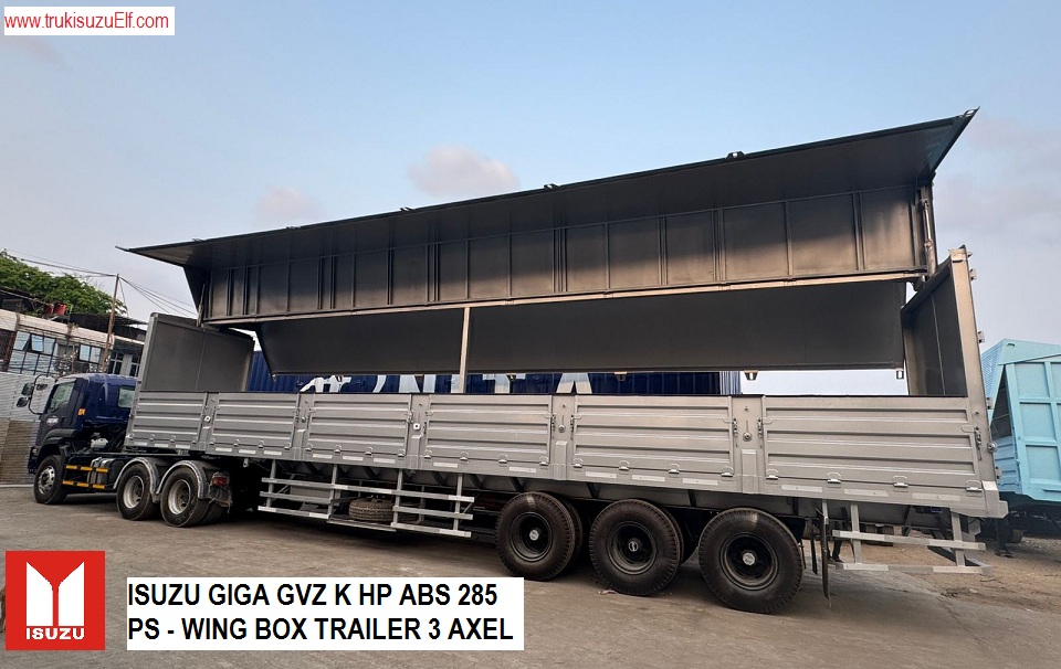 trailer wing box isuzu Giga GVZ K HP ABS trailer wing box isuzu Giga GVZ K HP ABS