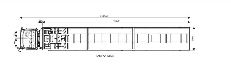 DRAWING CAR HAULER ( ATAS )