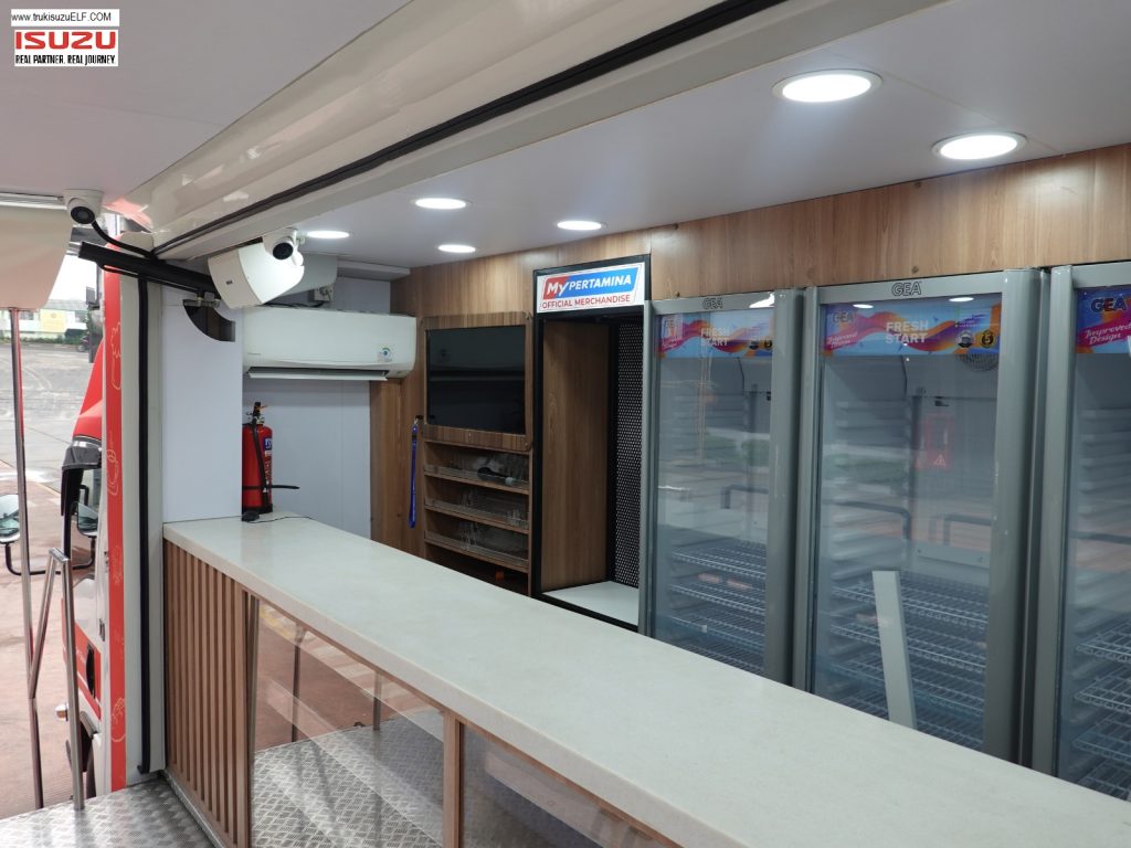 desain interior mobil toko isuzu elf NLR L desain interior mobil toko isuzu elf NLR L