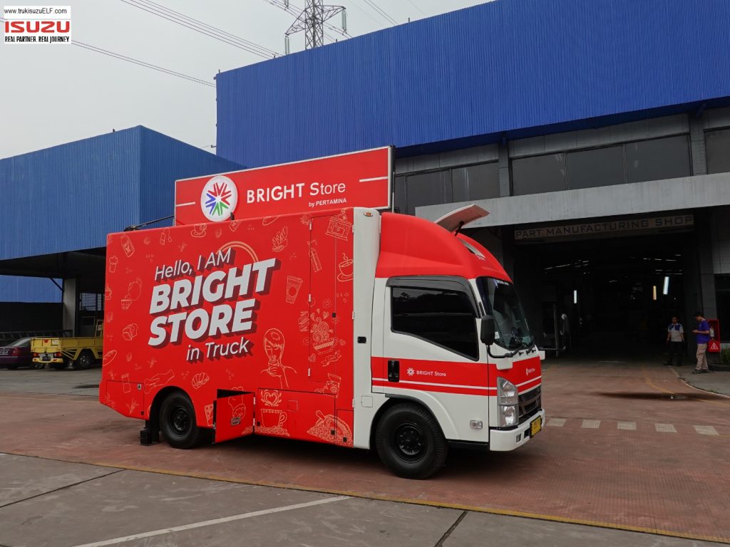 TRUK MOKO mobil toko isuzu ELF NLR