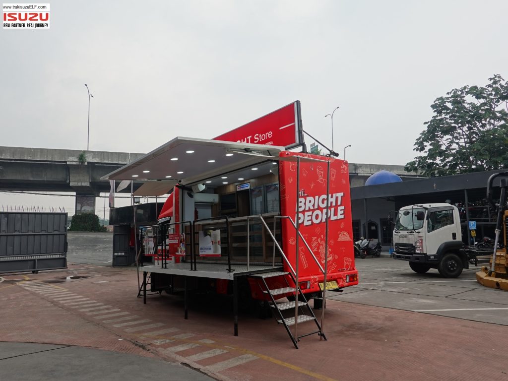 mobil Toko truk moko isuzu elf NLR Long mobil Toko truk moko isuzu elf NLR Long