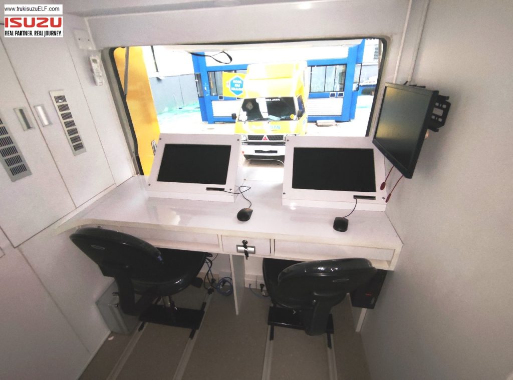 ruang Teller mobil layanan Bank isuzu ELF NLR ruang Teller mobil layanan Bank isuzu ELF NLR