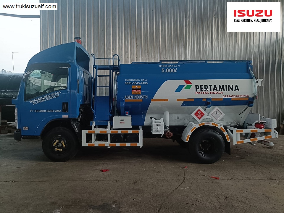 ISUZU NMR HD 65 TANGKI BBM 5000 LITER PERTAMINA